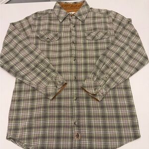 Legendary Whitetails Green and Brown Plaid Shirt